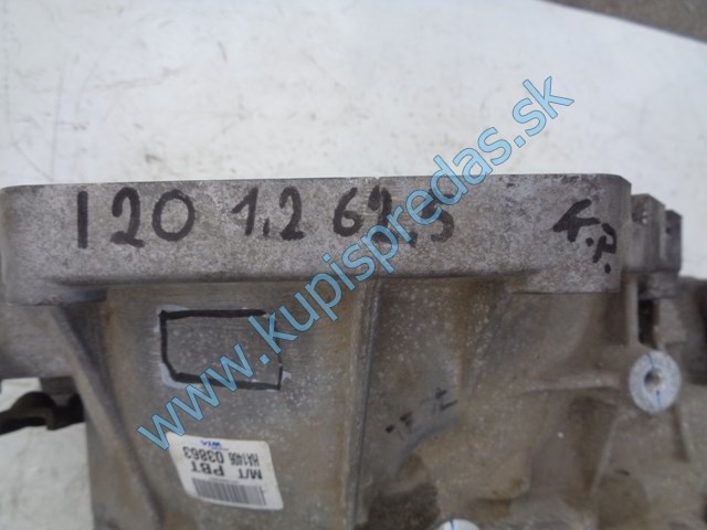 manuálna prevodovka na hyundai i20 1,2, HA1406, PBT,  03863